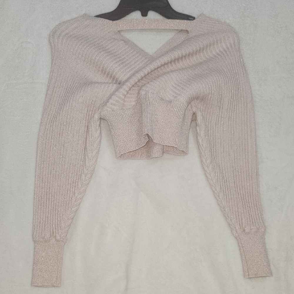 Windsor Light Pink Ribbed Knit Top - Picture 8 of 14